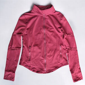 Buffbunny Athleisure Full Zip Jacket Quick Dry Mesh Mock Neck Women's Sz L